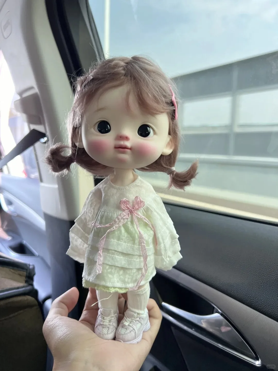 New SD BJD 1/6 Neng Girl Qbaby Big Head Resin Doll Fashion Doll Cute Spot Makeup Free Shipping