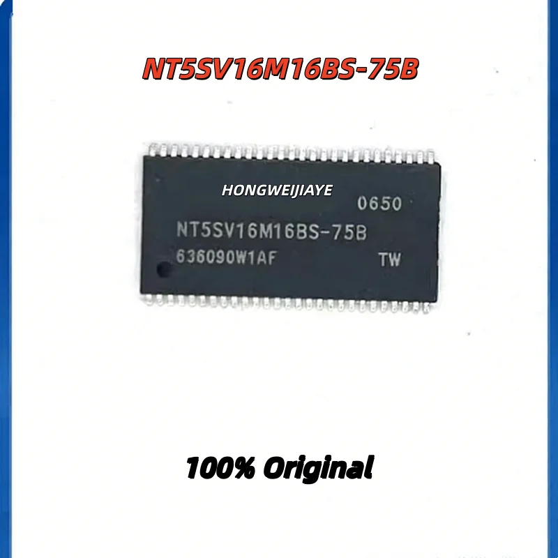 

1PCS 100% New NT5SV16M16BS-75B TSOP54 NT5DS32M16DS-5T TSOP66 Brand New Original Chips ic