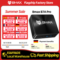 BMAX B7A Pro Mini Pc AMD Ryzen 5 7430U Processor AMD Radeon Graphics 16GB RAM 512GB SSD Windows 11 USB HDMI Type-C mini pc