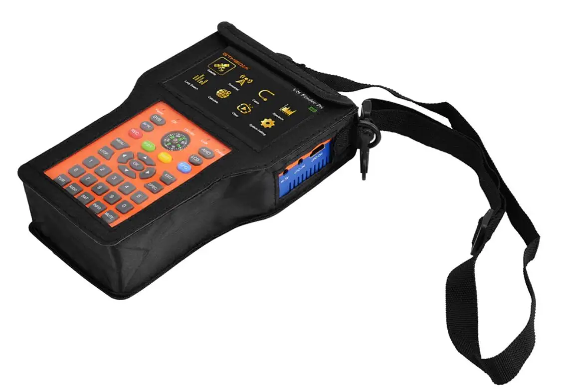 GTmedia V8 Finder Pro2 DVB-S2 DVB-T2 DVB-C AHD H.265 Misuratore satellitare Finder satellitare Analizzatore di spettro Ricevitore TV satellitare