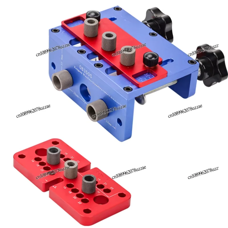 

Woodworking Three-in-one Positioner, Round Wood Tenon Puncher, Woodworking Opening Positioner, Novice Punching