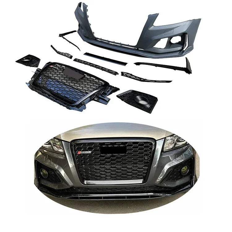 

Car Parts New Products perfect match PP material bodykit front bumper with Grille for Audi Q5 RSQ5 2008-2012