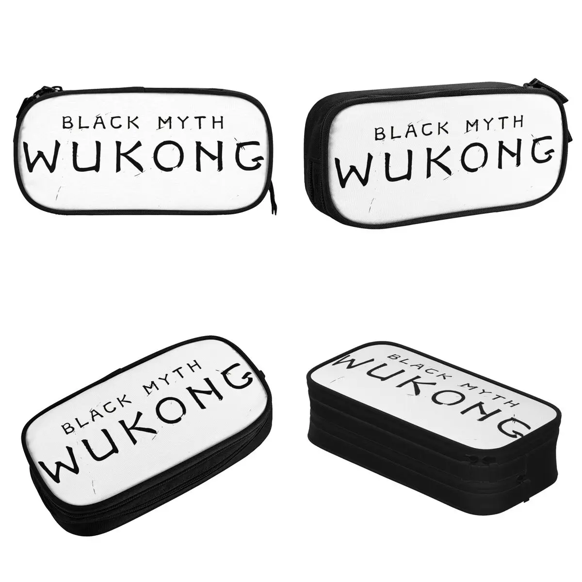 New Black Myth Wukong Game 2024 Pencil Cases Funny Video Game Pencil Box Pen Holder for Student Storage Bag Zipper Stationery