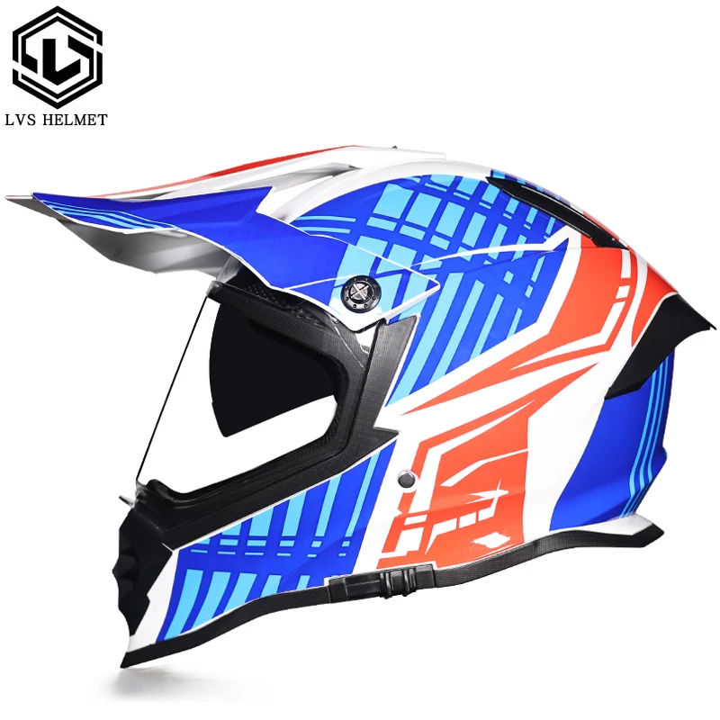 LVS New off-road motorcycle helmet men and women motocross helmet full face kask downhill casque motocross enfant capacete