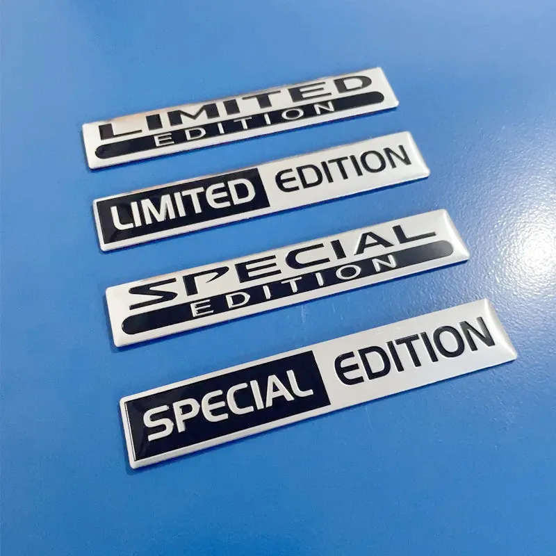 

3D алюминиевый логотип SPECIAL EDITION, значок с логотипом, эмблема заднего багажника автомобиля, наклейка, наклейки, автоаксессуары, Стайлинг автомобиля