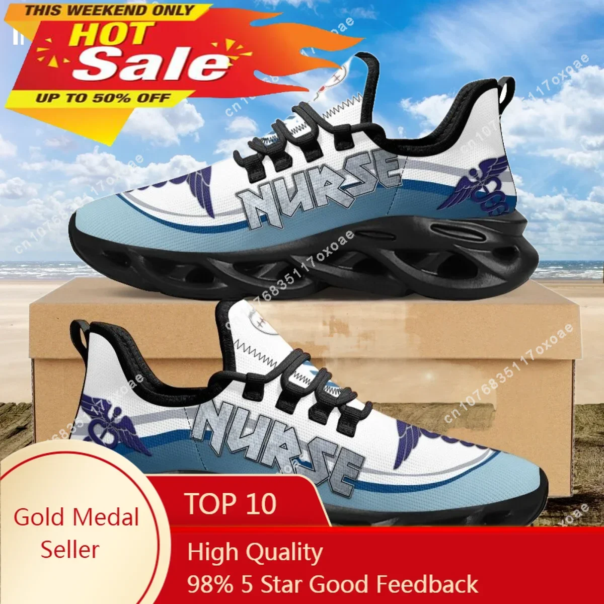 

Fashion Platform Blade Shoes Paramedic EMT Pattern Tennis Brand Sneakers Women Running Shoes Footwear Nurse Flats