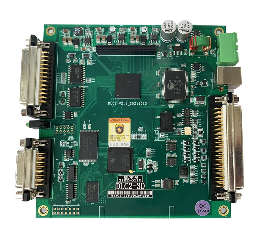 JCZ-Cabezal de escaneo G3 3D Galvo, PLACA DE Control DE DLC2-3D, tarjeta de marcado de fibra 1064nm, UV 355nm, escáner láser 3D, Serie de G3-3D