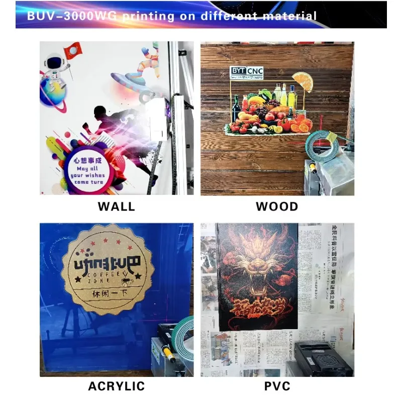 School/Home Wall Painting Printing Machine 3D Effect UV Inkjet Large Size Wall Printer Multi Color Inkjet Printers