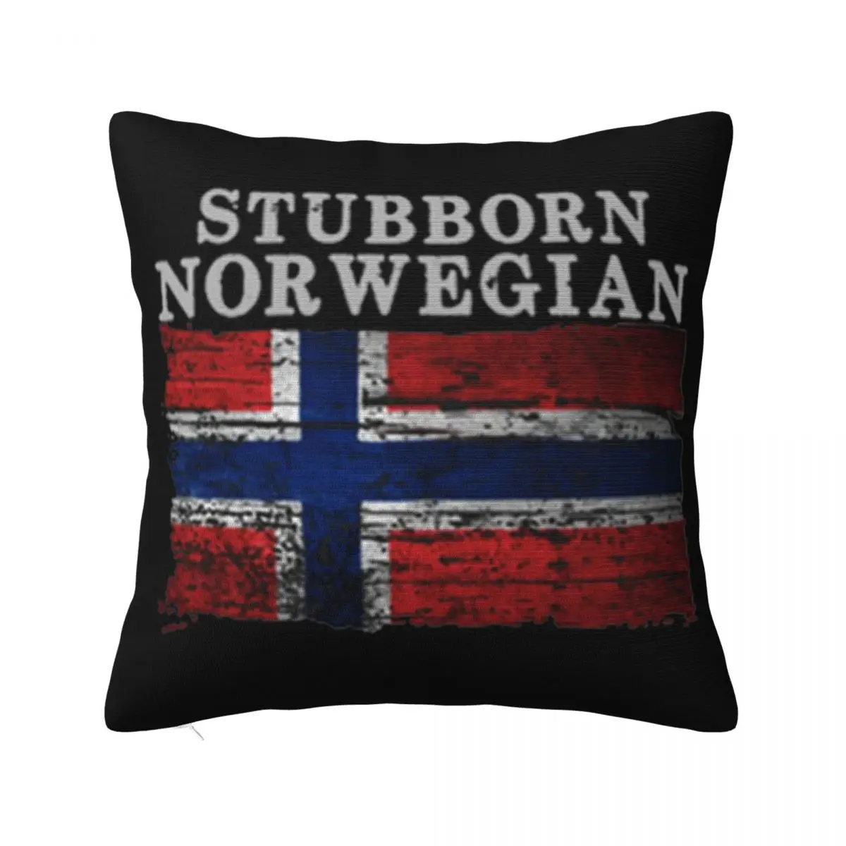 Stubborn Norwegian Flag Of Norway Novelty Normal Harajuku Creative More Size Brand Middle Aged High Quanlity Pillow Case