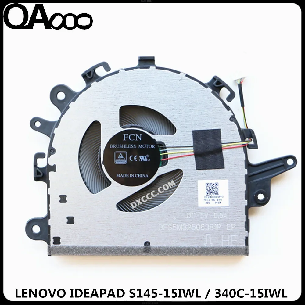 5F10S13875 For LENOVO S145-15AST 81N3 / S145-15API 81UT S145-15IKB 81VD S145-15IIL 81W8 V15-IKB V15-IWL 81YE CPU COOLING FAN