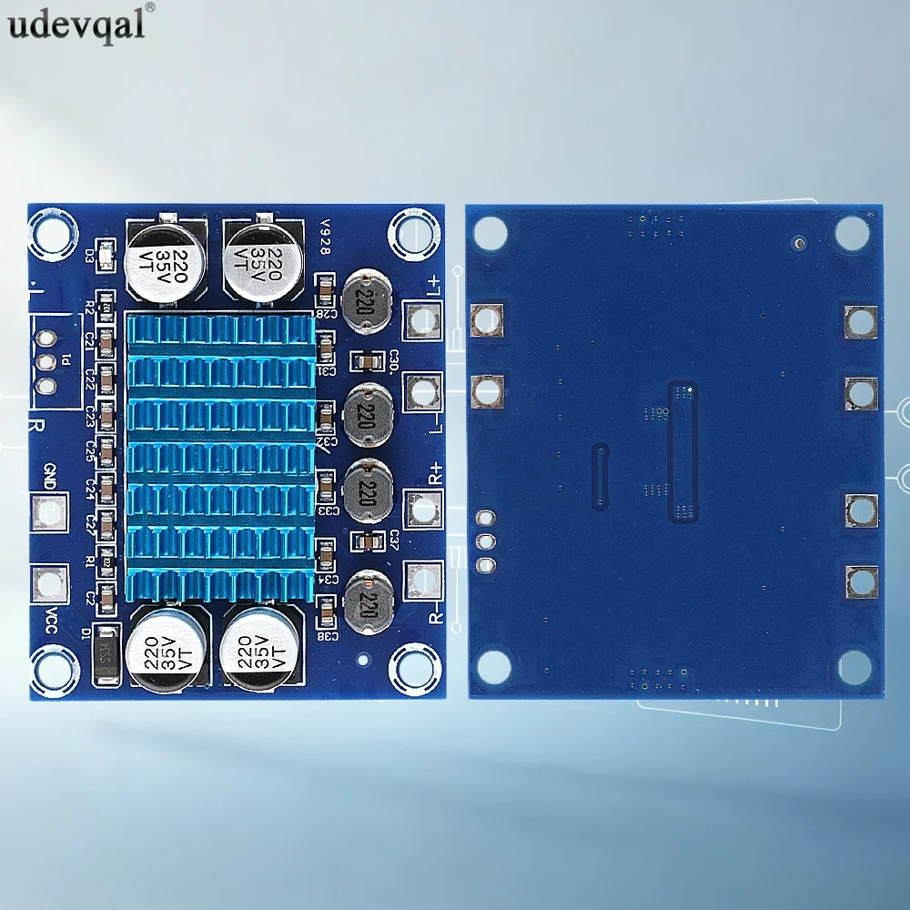 Digital Audio Power Amplifier Board Speaker Amplifier Board with High Definition Dual Channel 2V 24V 30W for MP3 Audio