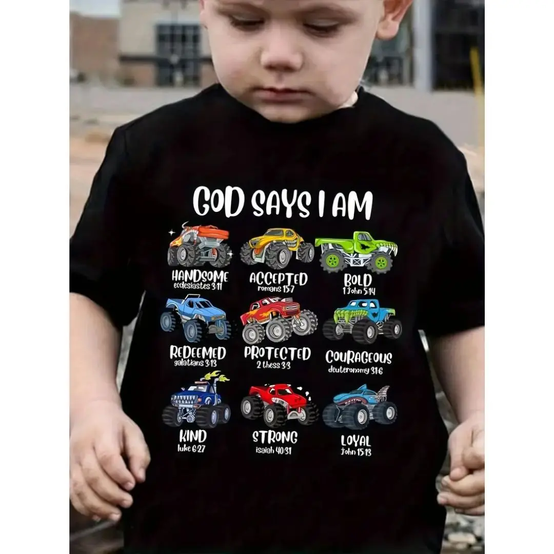 Children Short Sleeve T-shirts cute print Korean Version Kids Clothing Boy Baby Cotton Tees 2-9 Years Summer Cartoon Tops