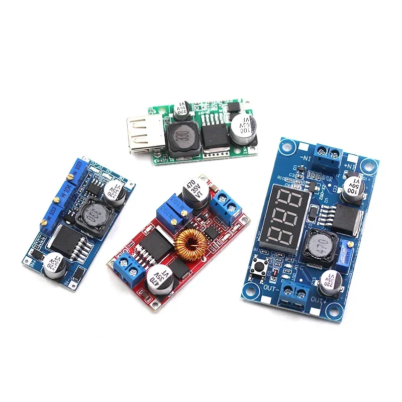 LM2596S DC-DC Adjustable Buck Voltage Regulator Power Module Board, converting 24V to 12V/5V/3V/3.3V with high power