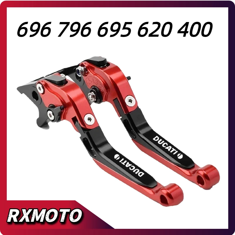 

For DUCATI MONSTER 696 796 695 620 400 Motorcycle Accessories Folding Extendable Brake Clutch Levers Handlebar Grips Ends
