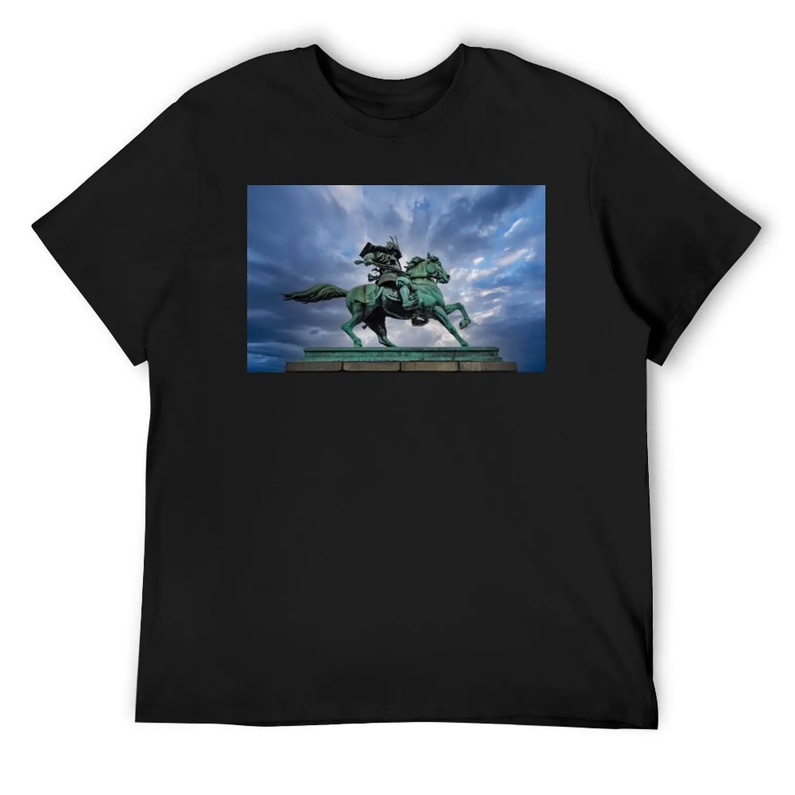 Kusunoki Masashige футболка Louboutins мешковатые рубашки футболки мужская футболка большого размера