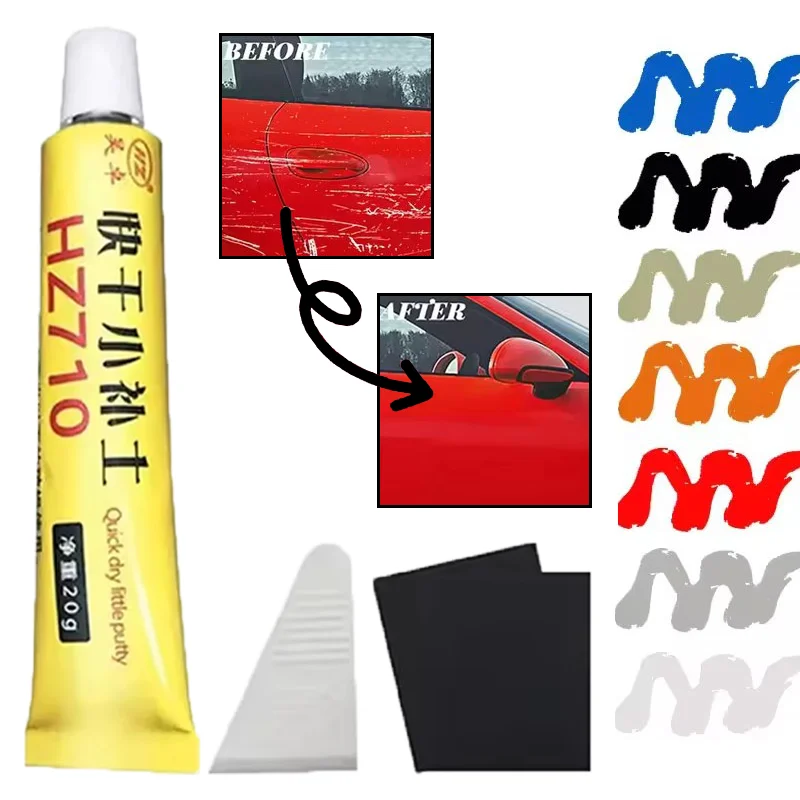 Car Scratch Paint Repair Putty Paste Scratch Universal Fast Paint Quick Dry Coating Smooth Care Pen Vehicle Repair Accessories