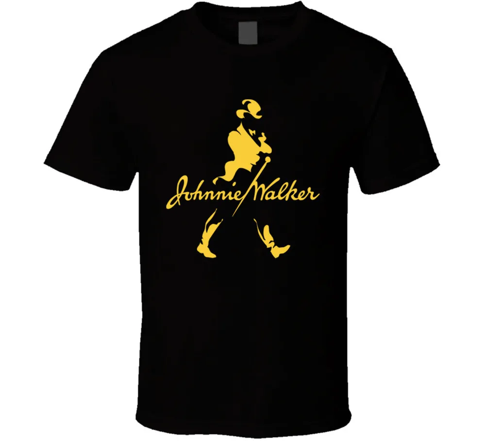 Camiseta Johnnie Walker Scotch Whiskey Red Blue Gold