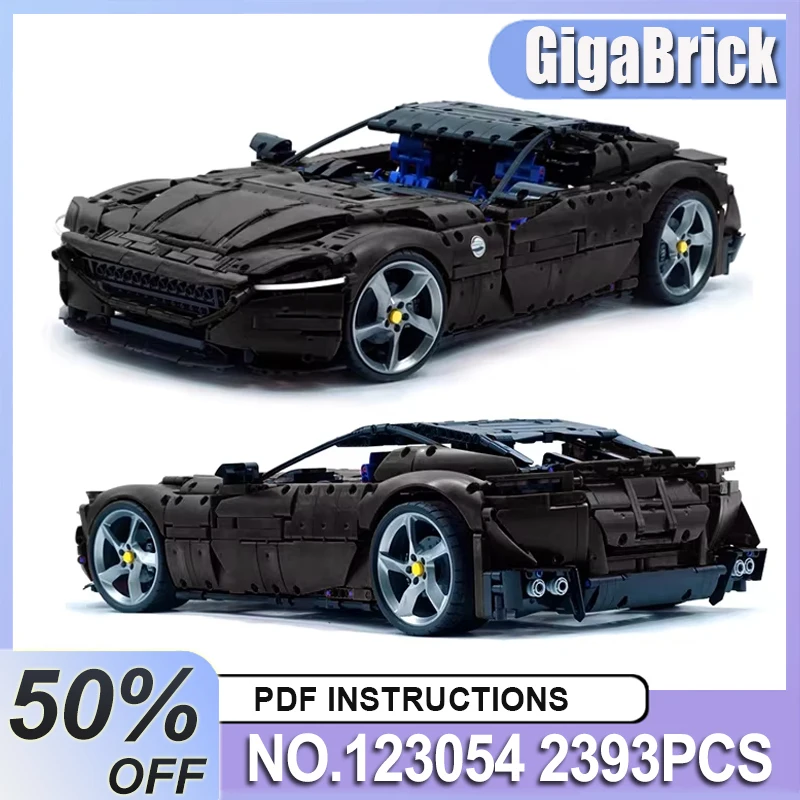 

MOC 123054 High-end Technical Super Sports Car Model Assembly Building Blocks Bricks DIY Puzzle Toys Chrismas Gifts For Kids