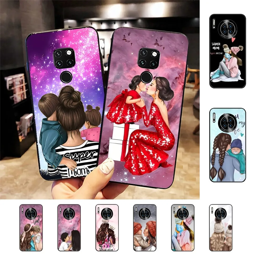 

Baby Mom Girl Dad Son Phone Case For Huawei Mate 10 20 30 40 50 Lite Pro Nova 3 3i 5 6 SE 7 Pro 7SE