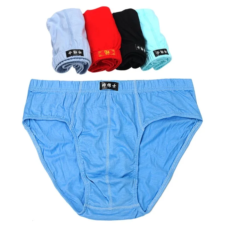 6Pcs/Lot Cotton Underpants for Men Briefs Male Underwear Knickers Panties Pant Shorts Sexy Undies in Sizes XL to 6XL
