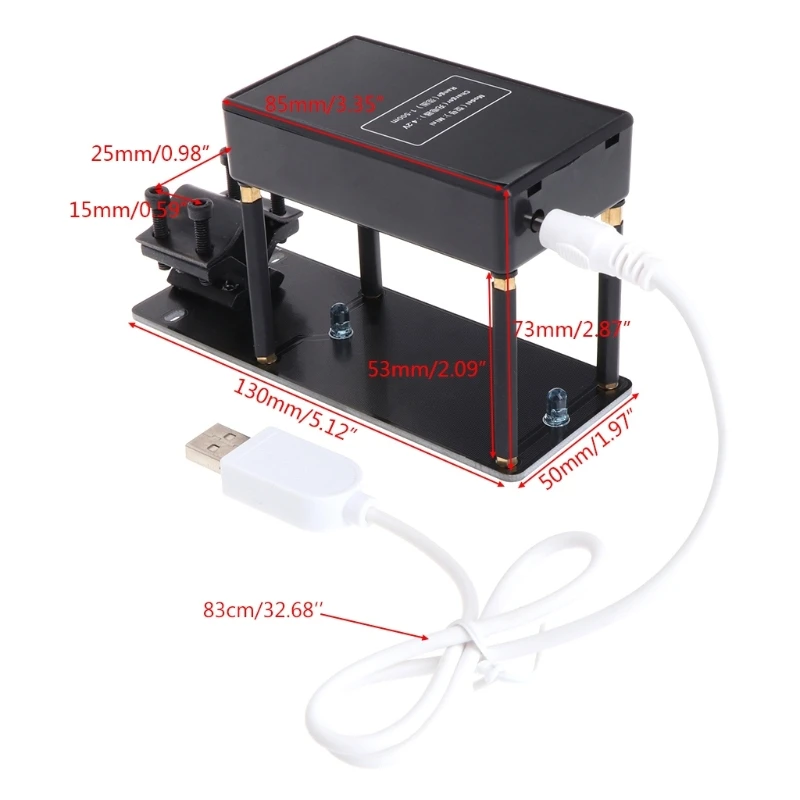 Comapct VelocityMeter DC3.7V Shooting forArrow VelocityMeter BallisticChronograph Suitable for 16-37mm Diameter Outdoor Sports