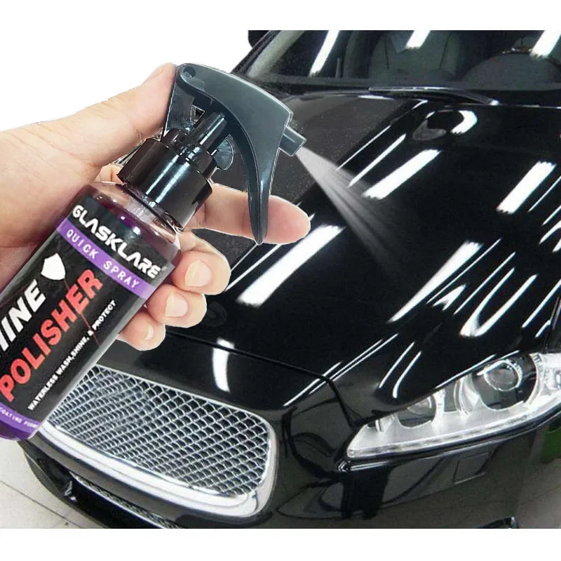 Spray de Pulido Automotriz de 110 ml, Antiarañazos, Tipo Cristal, Revestimiento Cerámico Líquido 9H, Cuidado de la Pintura del Automóvil, Pulimento para Autos