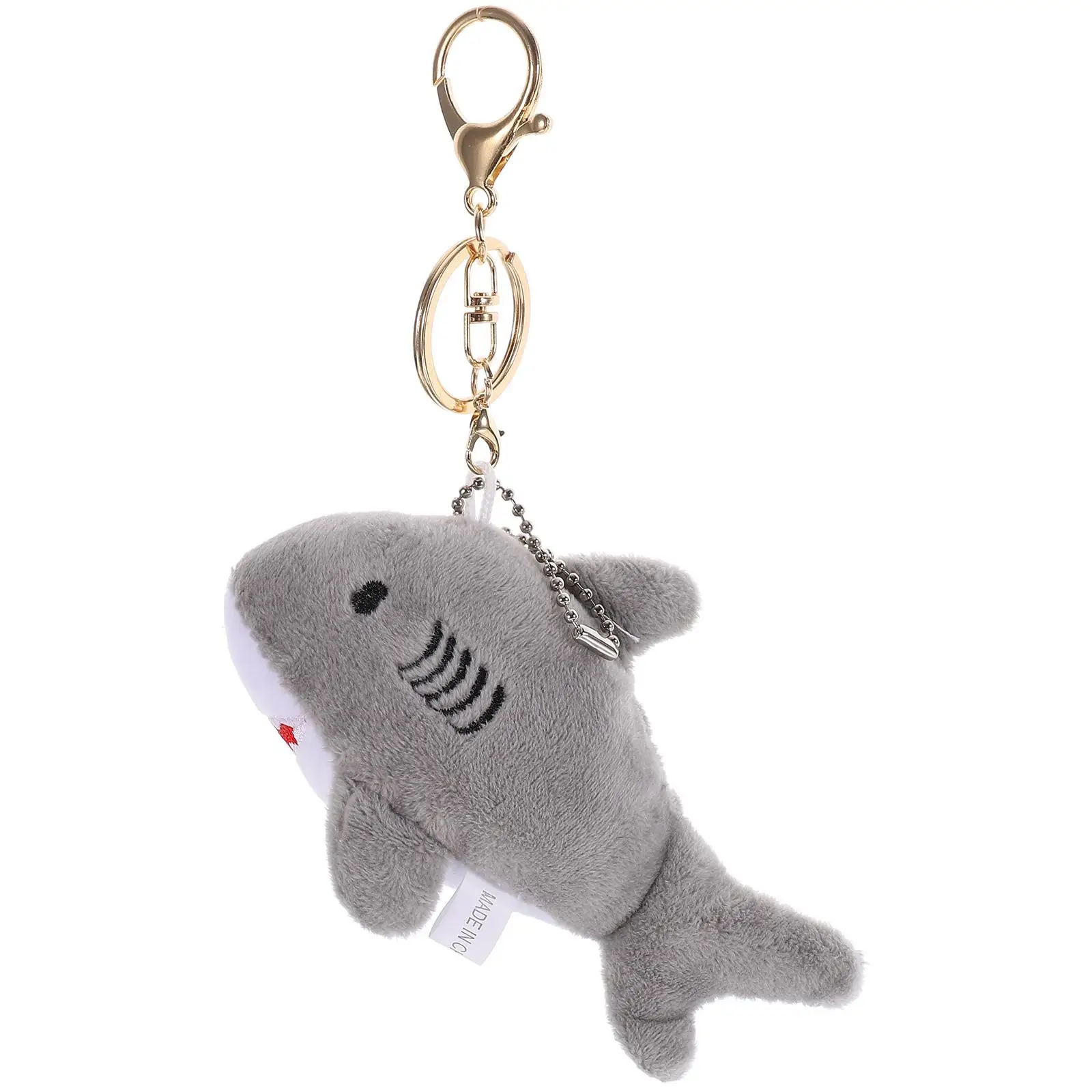 

Key Ring Shark Plush Miss of The Lid Keychain Pp Tag Holder Adorable Bag Pendant