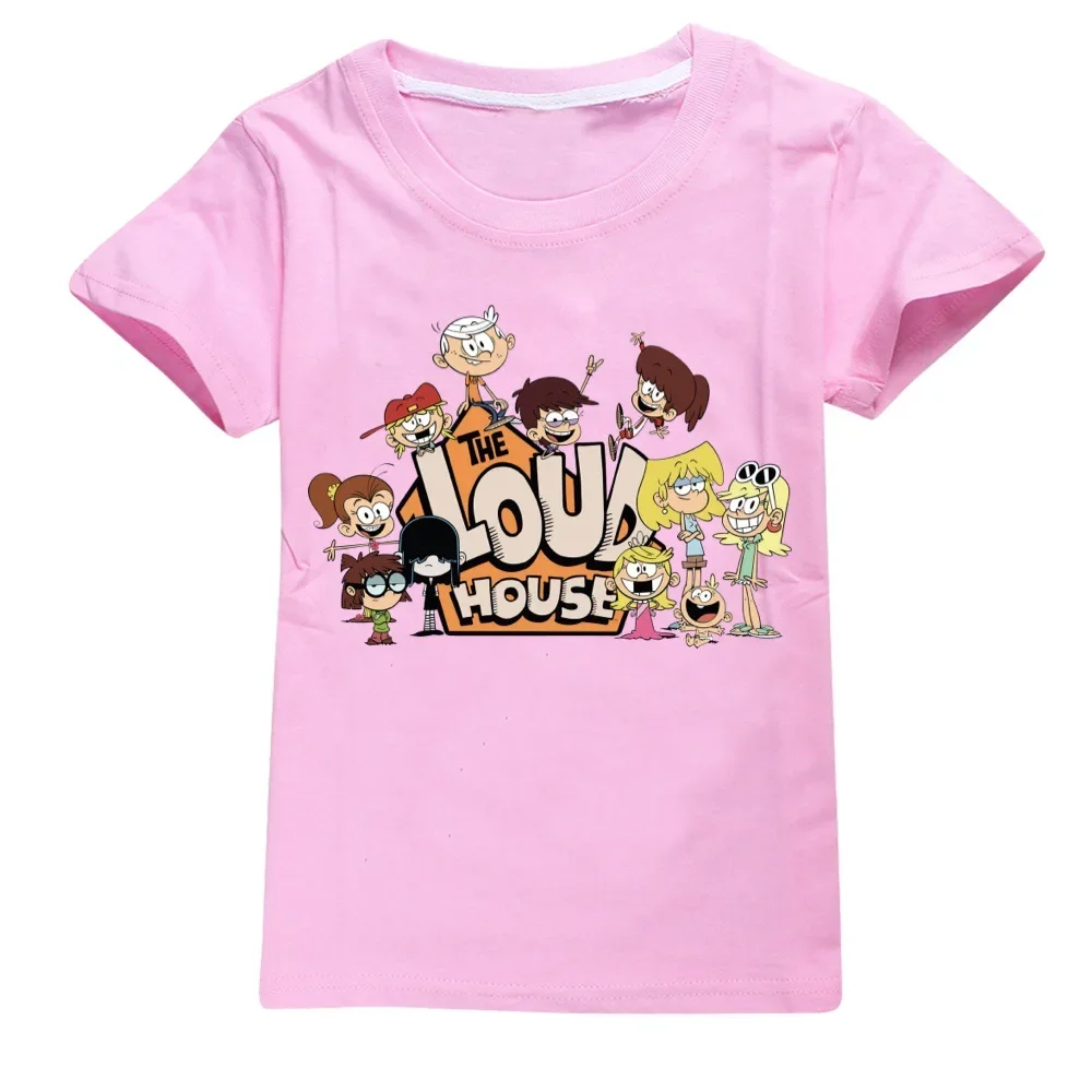 New Fashion Loudhouse Boys T-shirt Girls T Shirt Summer Cotton Kids Tops Cartoon Graphic Tees Funny Children O-neck Tshirt543