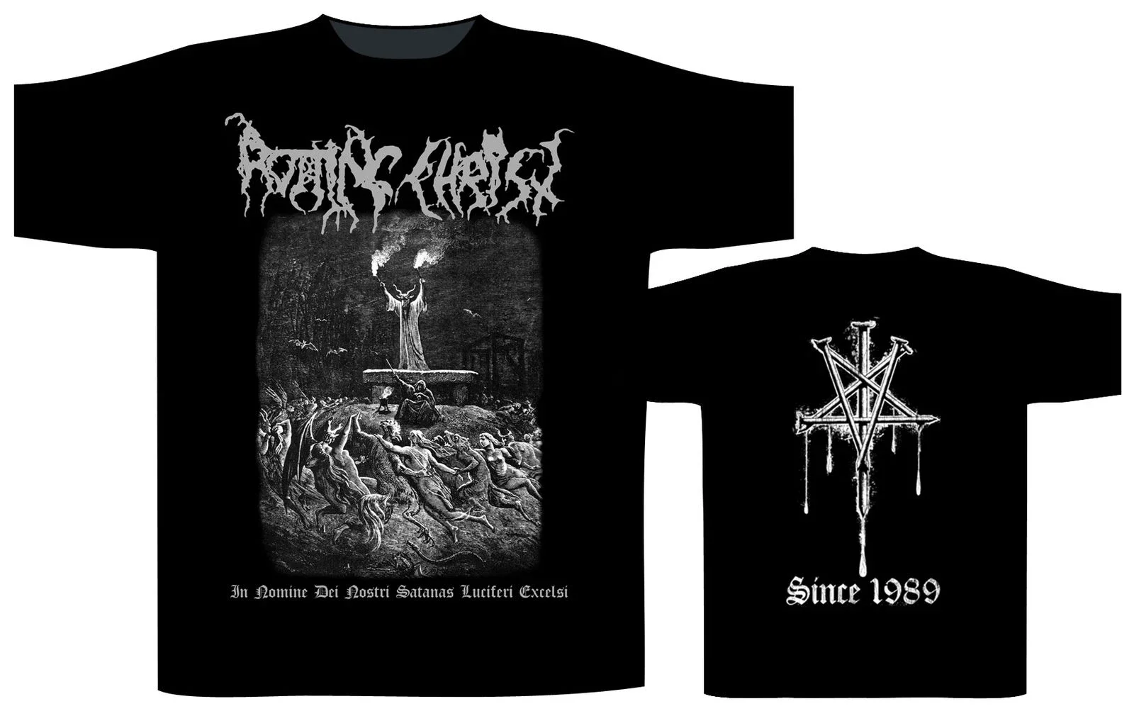 Rotting Christus In Nomine Dei Nostri T-shirt-Nieuwe Officiële Leuke Tatoo Minnaar T-shirt Fashion Nieuwe Collectie Eenvoudige (2)