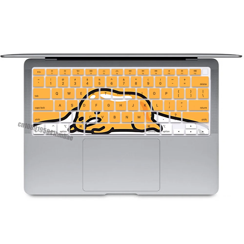 gudetamas US Layout Color Print Soft Silicone Keyboard Cover For Macbook 2020 Air A2179 A2337