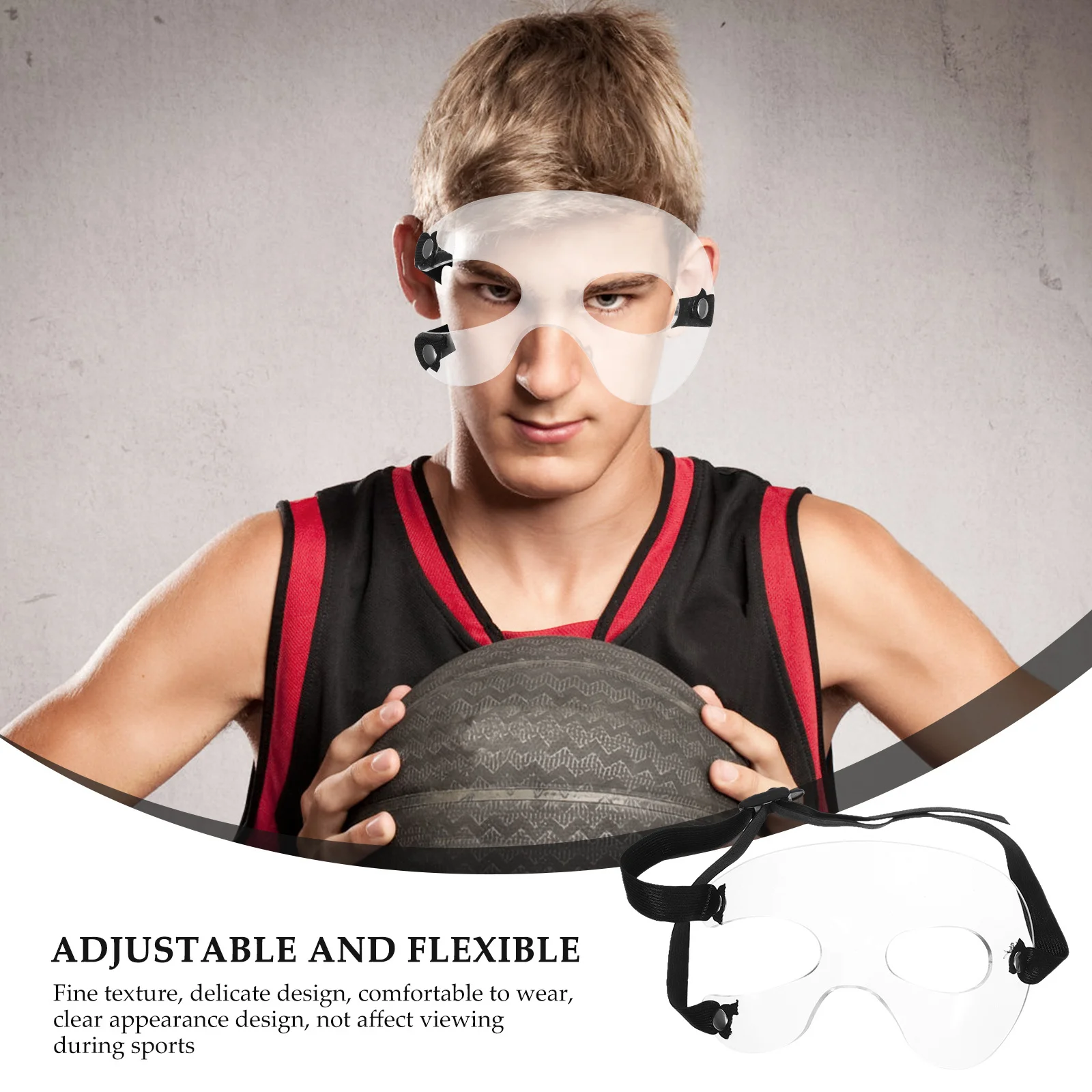 

Adjustable Sports Face Mask Protective Basketball for Training Field Hockey Soccer Teens
