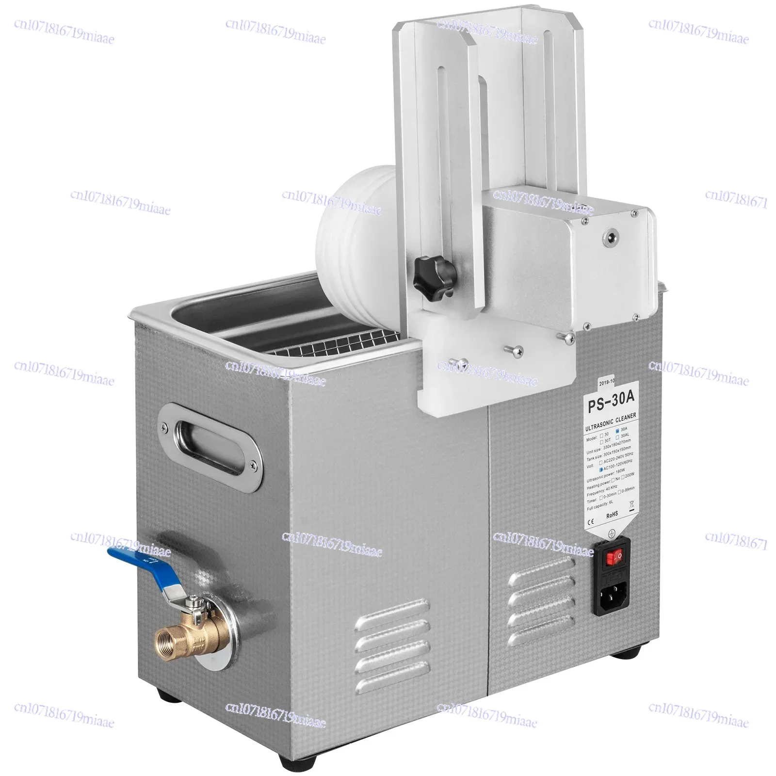 

6.5L vinyl record can be lifted and moved ultrasonic cleaning machine