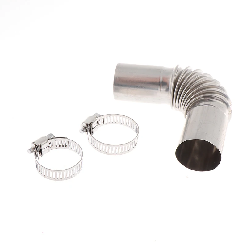 أنبوب عادم لموقف الهواء ، موصل الكوع مع مشبك لتدفئة السيارة ، 24 قارب ، مجموعة واحدة