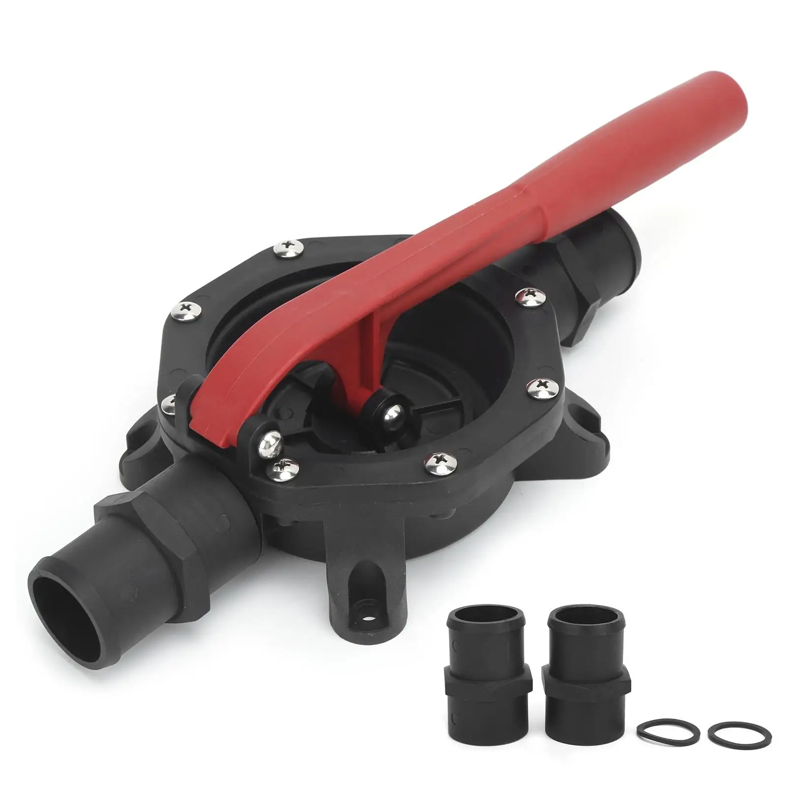 مضخة نقل مياه الصرف الصحي اليدوية، مضخة نقل مياه نزح شفط واحدة، بلاستيك هندسي مقاوم للزيت للقارب