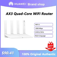 Original Huawei AX3 Quad-Core Wireless Router WiFi 6+ Up To 3000Mbps 2.4GHz 5GHz Dual-Band Gigabit Rate WiFi Repeater Amplifier