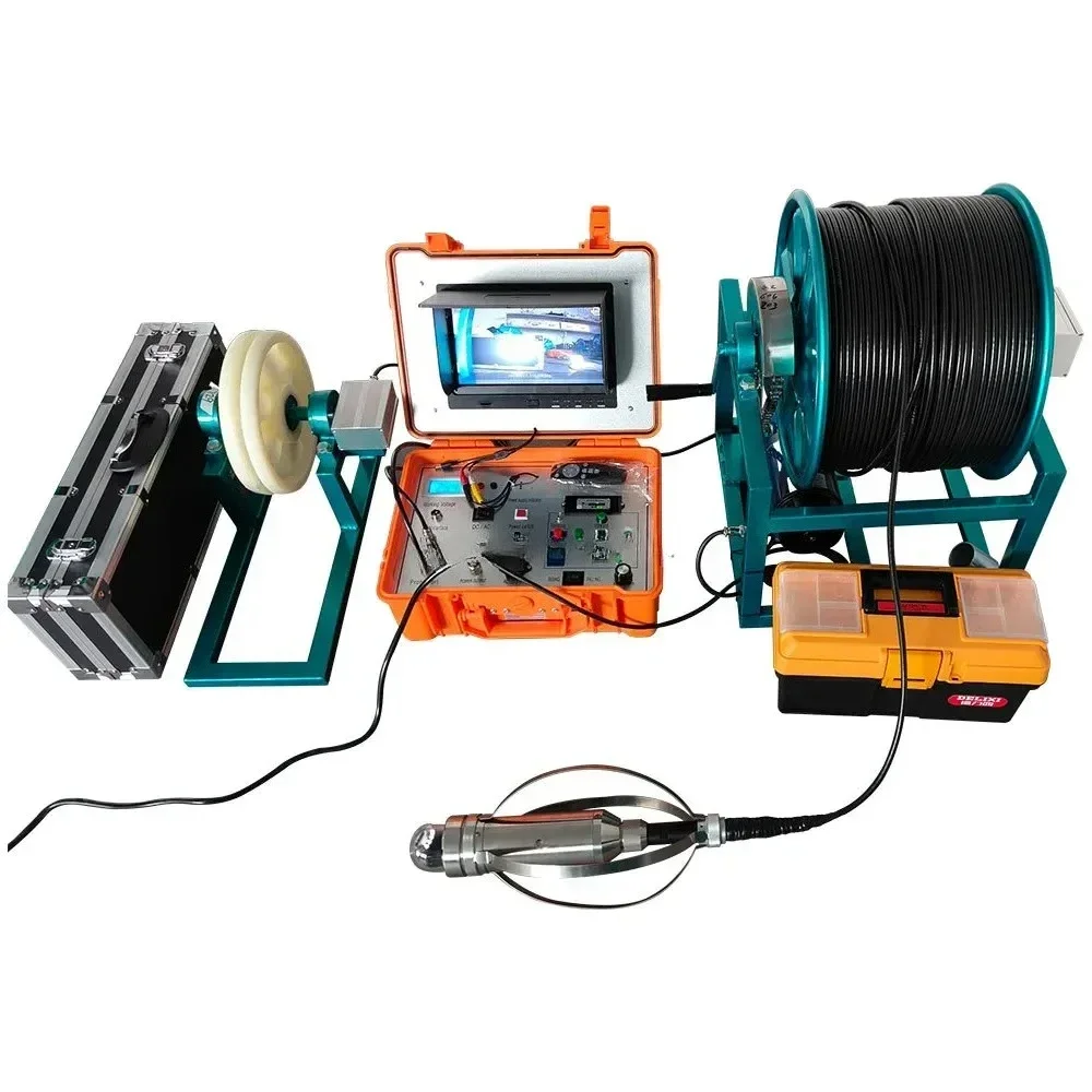 Borehole Part Mini For Artesian Wells 360 Degree Lens Underground Well Camera 300m Deep