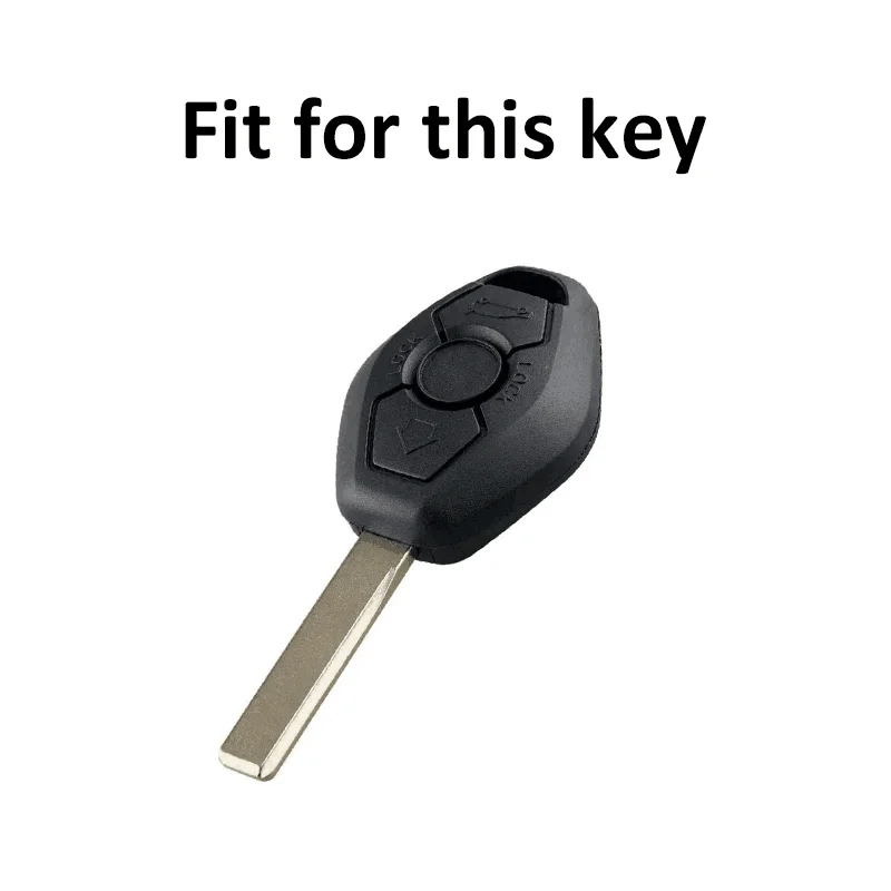 New Leather Car Remote Key Case Cover for BMW X5 E53 X3 F83 E46 E39 E38 E60 E63 E61 E64 Series 3 5 7 330i Z3 Z4 E85 E86 M5 325i