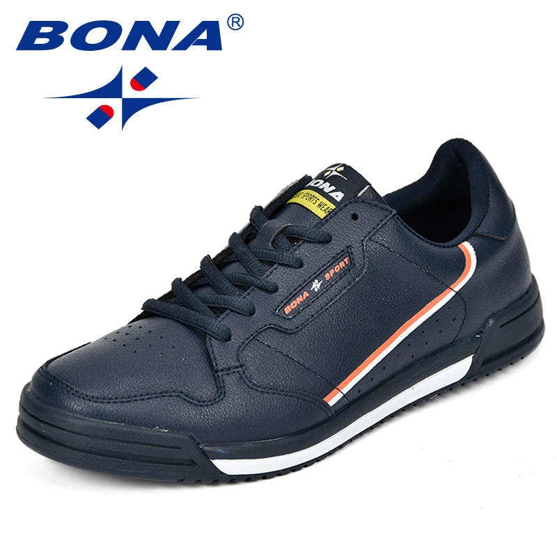 BONA 2023 Men Skateboarding Shoes Unisex Sport Sneakers Male Trainers Breathable Basket Shoes Men Shoes