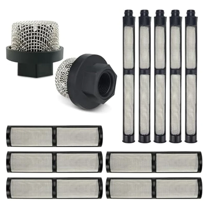 LJL-Airless Paint Sprayer Filters Screen Set Sprayer Filters Pump Manifold Strainer Suction Pipe Filter Sprayer Accessories