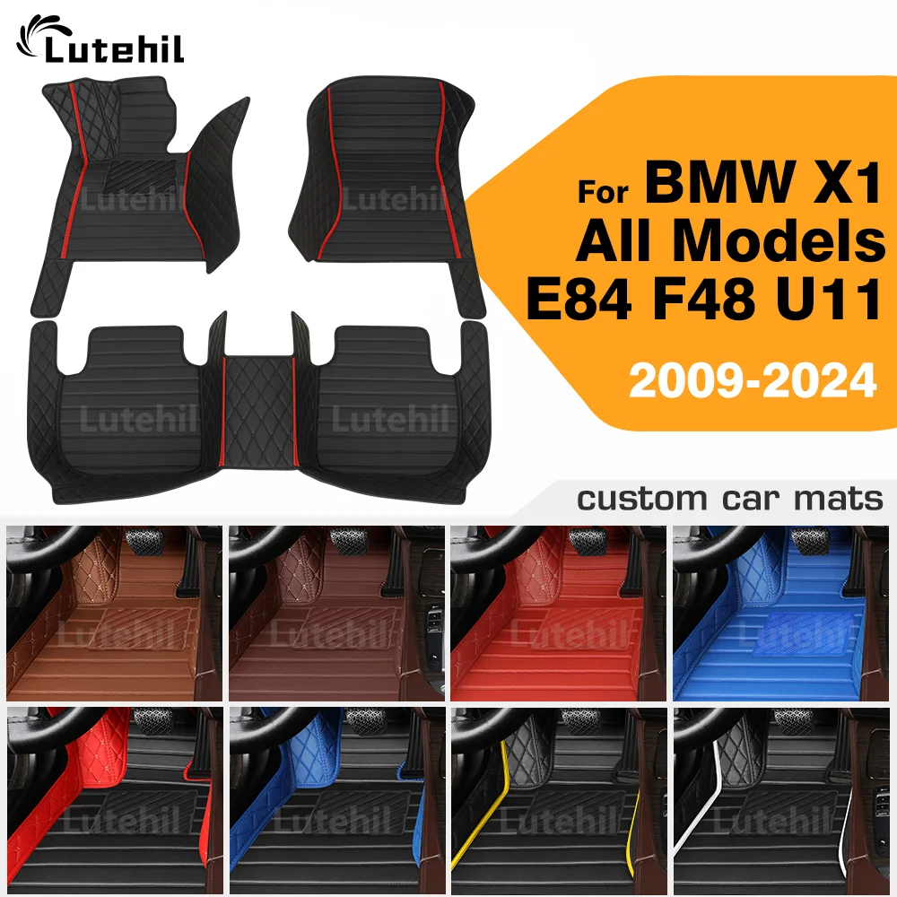 

Для BMW X1 всех моделей E84 F48 U11 2009-2024 автомобильный напольный коврик на заказ автомобильный ковер чехол аксессуары для интерьера защитные