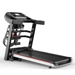 Heart Rate Motorised Treadmill,Foldable Walking Treadmill,Indoor Fitness Equipment,Multi-functional Control Panel with Insurance