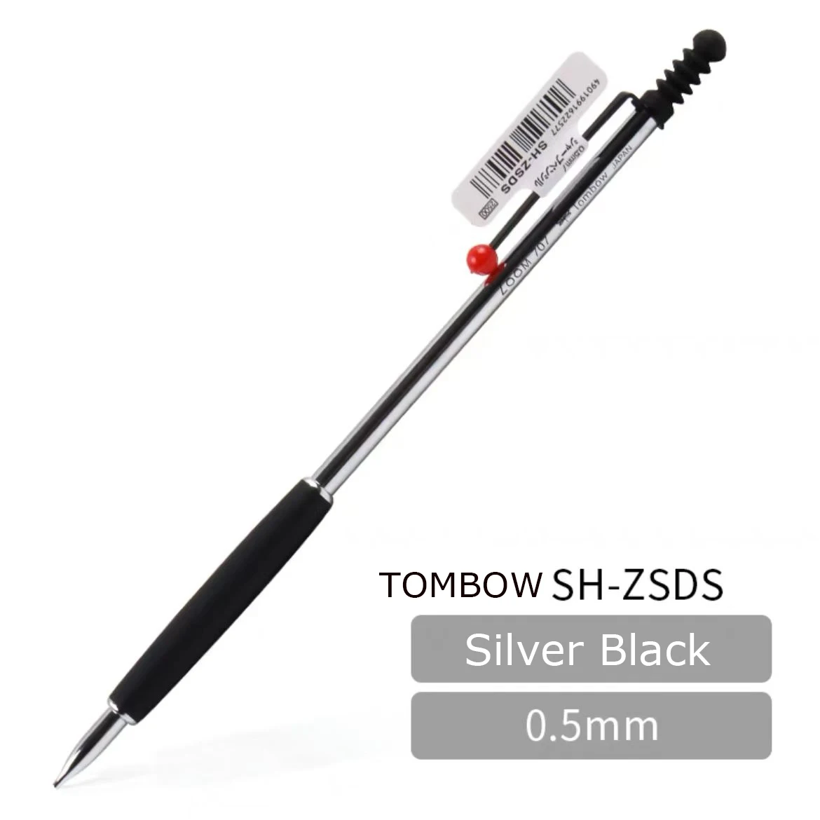 Japan Tombow metalowy ołówek automatyczny Zoom 707 0.5MM smukłe ołówki automatyczne nietłukące się ołówki szkolne akcesoria papiernicze — zdjęcie produktu 5