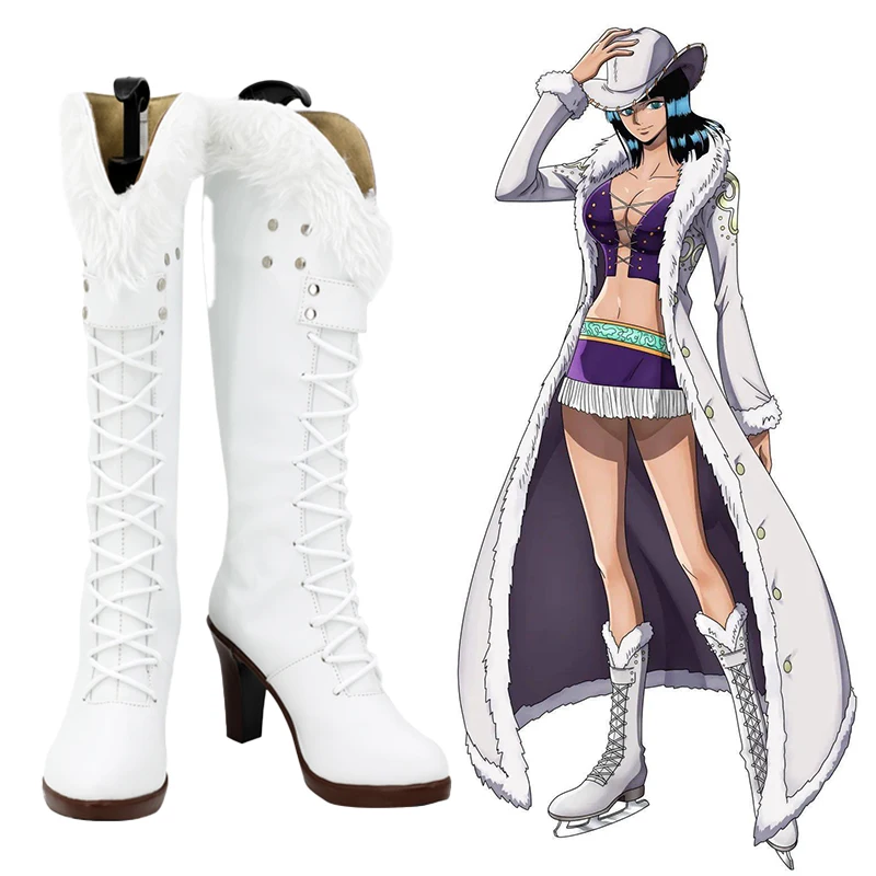 

Nico Robin Cosplay Shoes One Anime Picec Role Play Boots Performance Boots For Women Girls