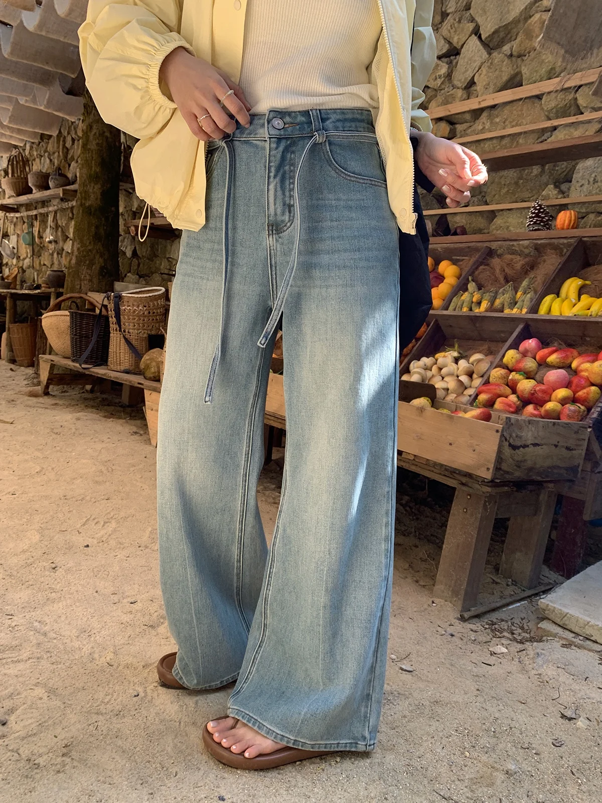 

Джинсы-клеш Sisilyon с высокой талией для женщин, премиум-качество, весна-лето, хлопок, стрейч, деним