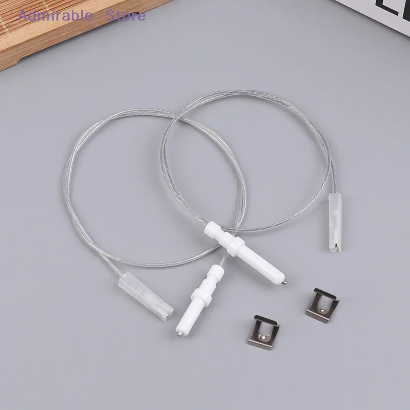 w1Pc Gas Cooktop Stove Spare Igniter Electrode Spark Plug With Wire Ignition Ceramic Pin Ceramic Height 35mm 40mm For Gas Cooker