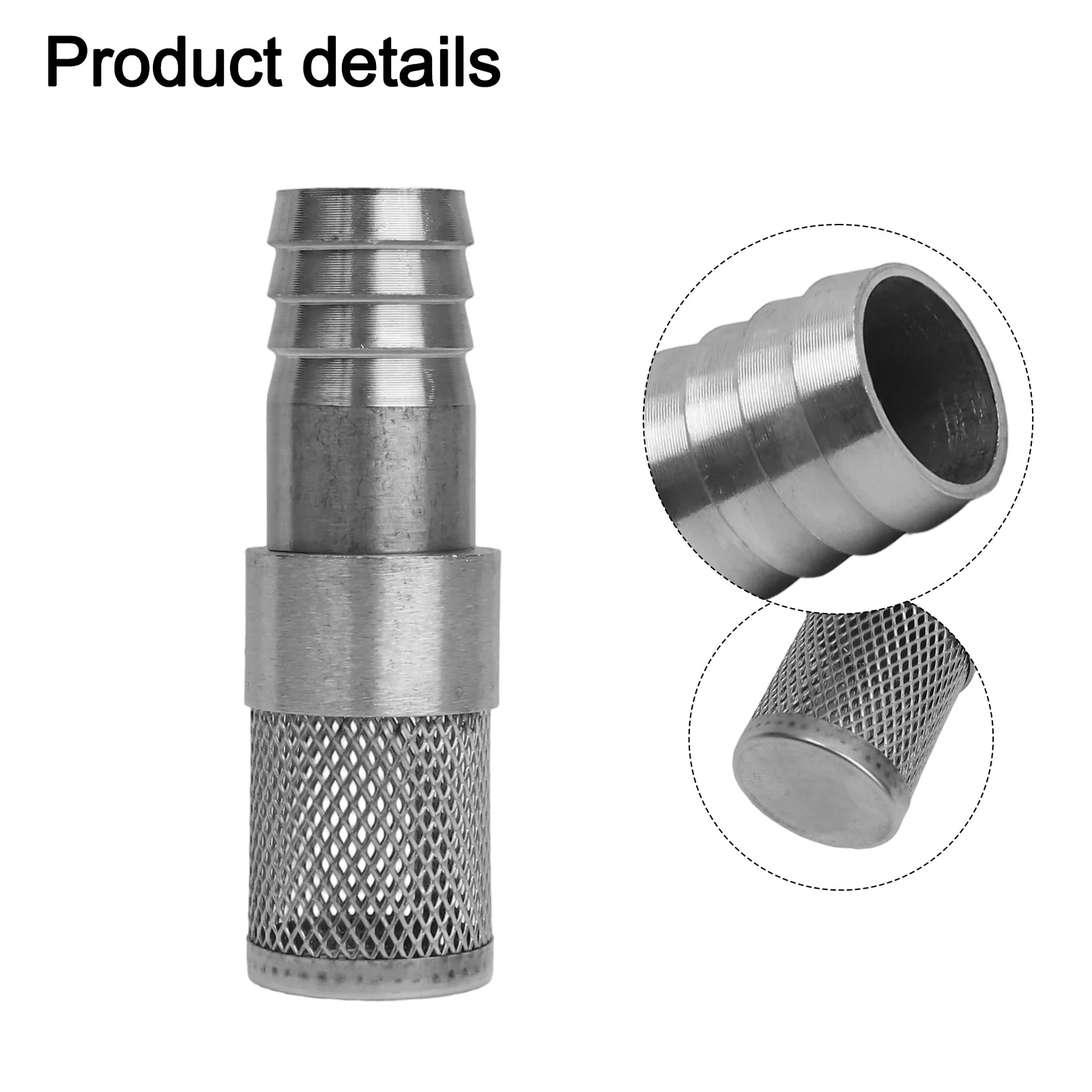 Stainless Steel 304 Hose Barb Filter Mesh Strainer For Water Fuel Gas Pipe Irrigation System Gardening Equipment 20mm-24mm
