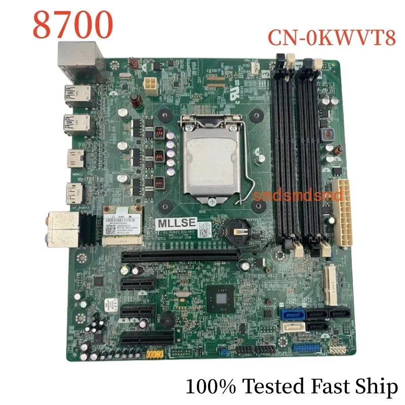 

CN-0KWVT8 For DELL XPS 8700 Motherboard DZ87M01 0KWVT8 KWVT8 Z87 LGA1150 DDR3 Mainboard 100% Tested Fast Ship