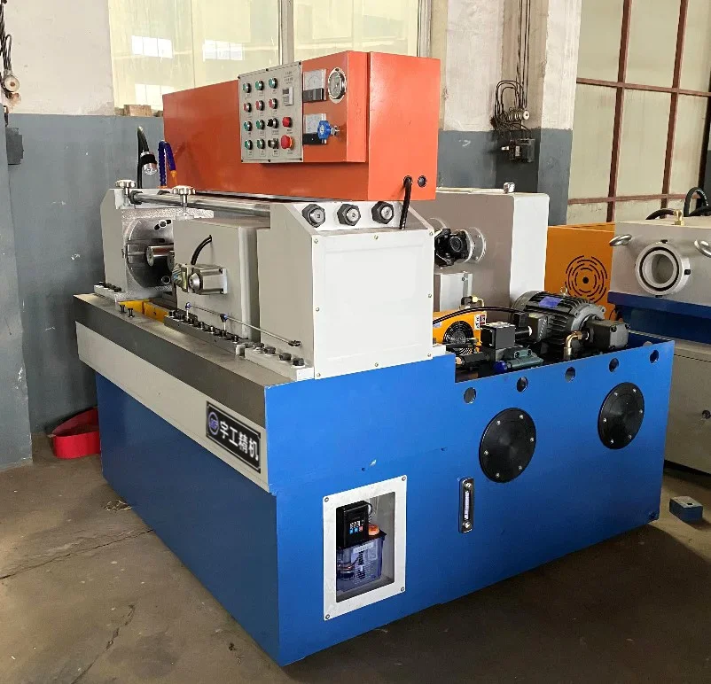 High speed CNC hydraulic system round bar wire thread rolling machine make anchor bolts machinery screw manufacturing machine