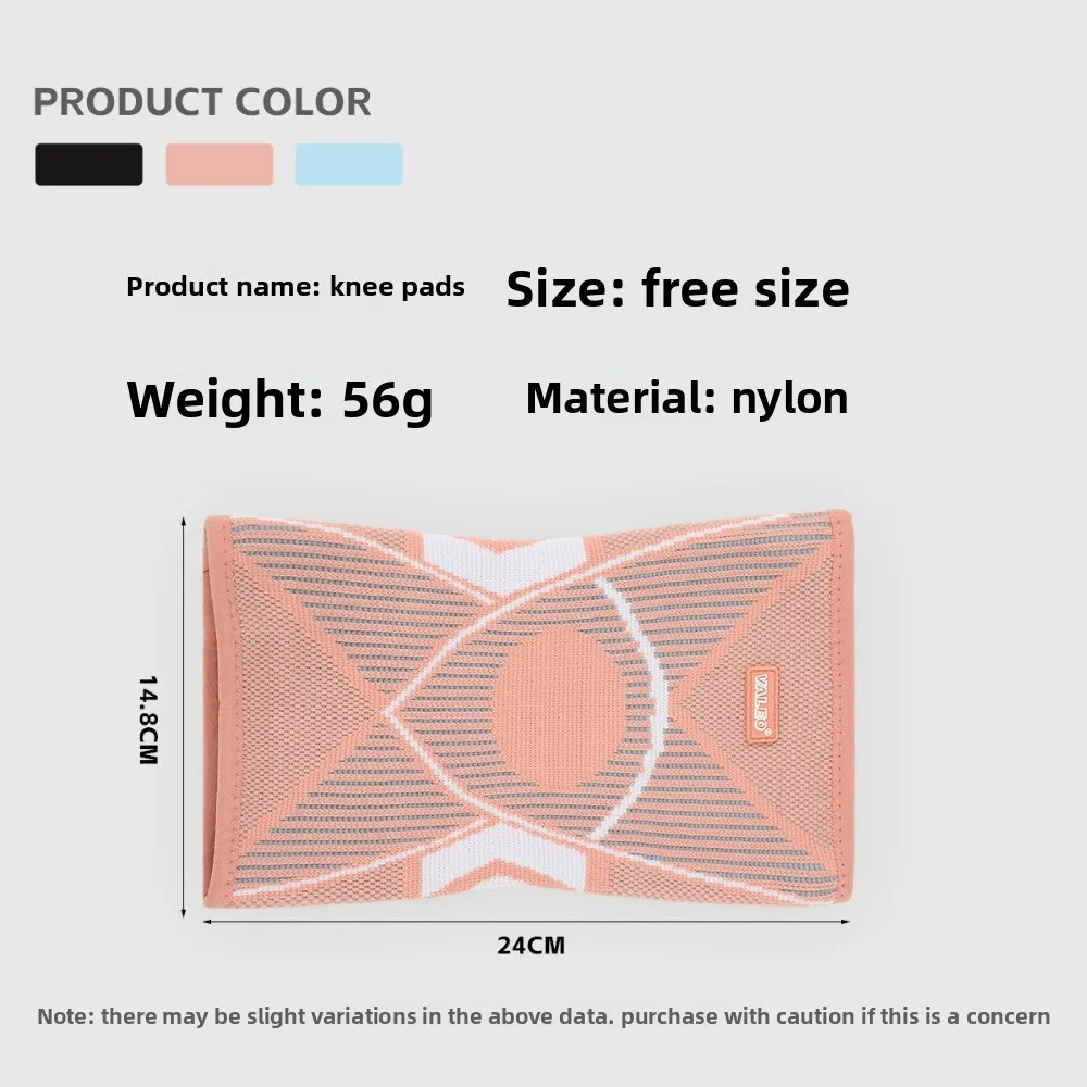 Unisex Knit Nylon Knee Sleeve - Anti-Collision Shock-Absorbing Support for Fitness Training Outdoor Sports