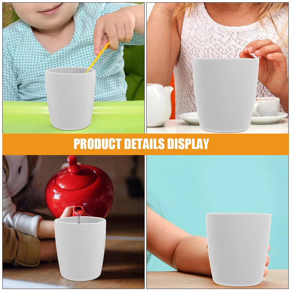2 قطعة كوب سيليكون مفتوح للتدريب على شرب المياه كوب غسول الفم غير قابل للكسر حامل فرشاة أسنان الحمام آمن